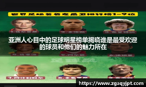 亚洲人心目中的足球明星榜单揭晓谁是最受欢迎的球员和他们的魅力所在