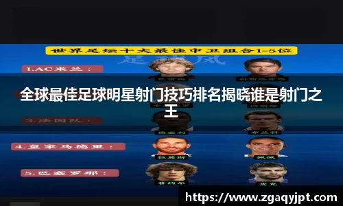 全球最佳足球明星射门技巧排名揭晓谁是射门之王